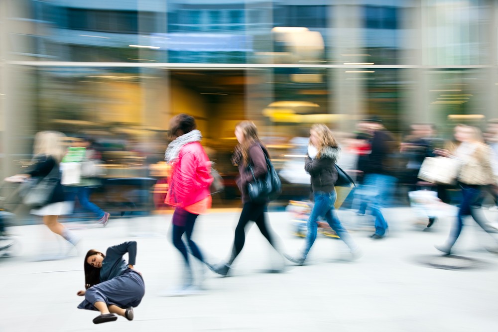 What is the difference between an Active and a Passive Bystander?